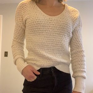 Abercrombie & Fitch sweater, cream XS